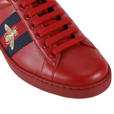 zapatillas gucci blancas hombre|zapato Gucci rojo.